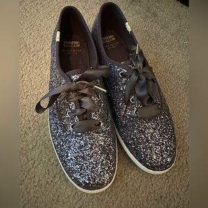 Never Worn Blue glitter Kate Spade Keds size 8.5